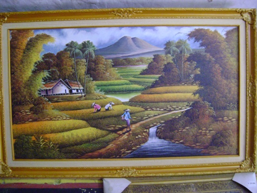 Landscapes are a stock theme for Jelekong’s artists - Ari Adriansyah adriansyah3