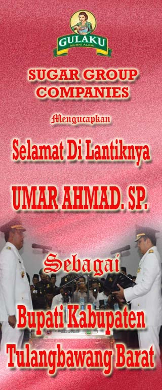 SGC advertisement congratulating a local Bupati on this election win- Author's collection Ward 3 SGC